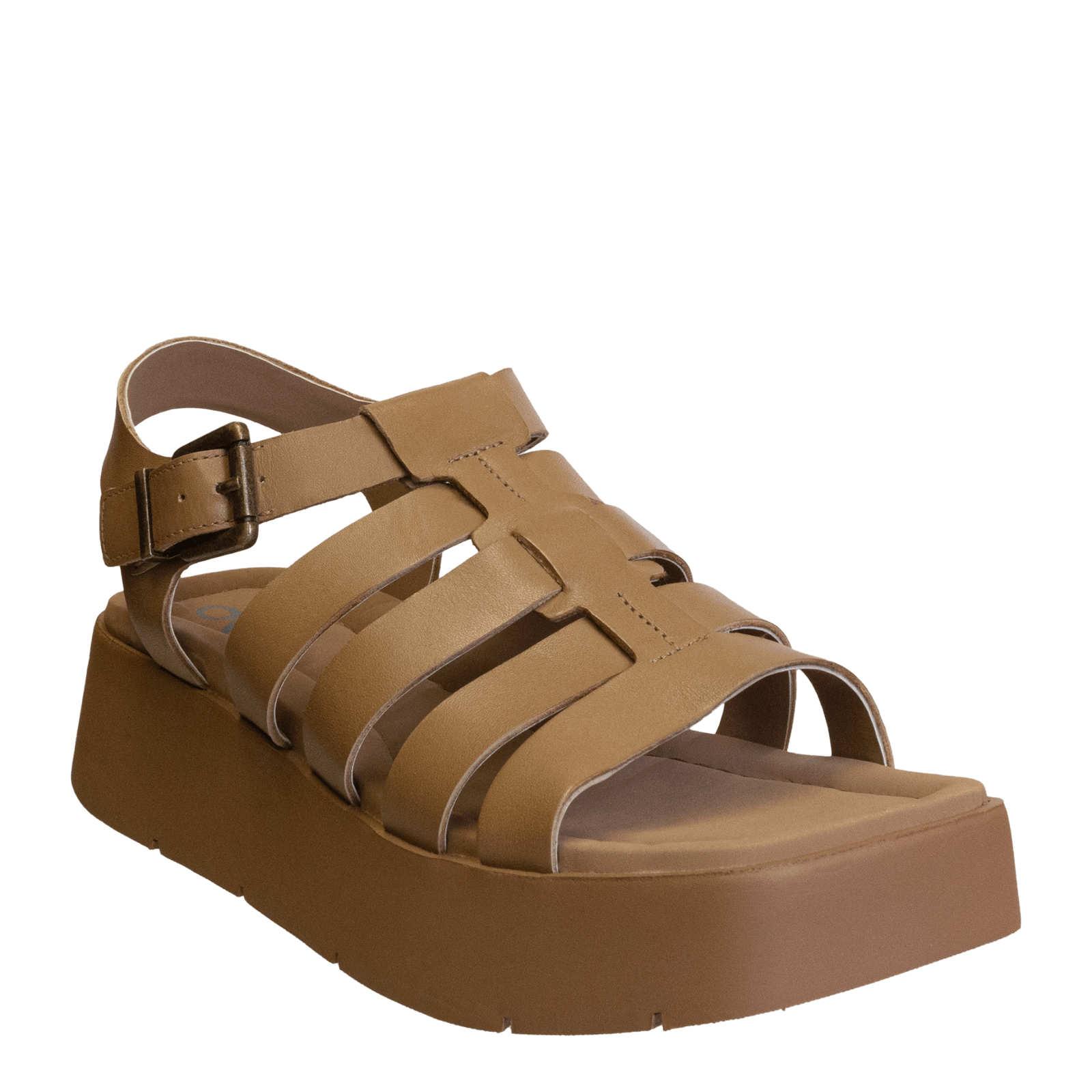 Archaic In Nude Platform Sandals Zureli